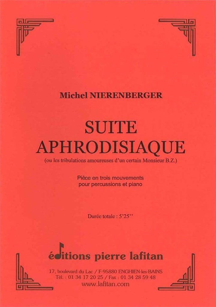 Suite Aphrodisiaque (Pièce En 3 Mouvements)